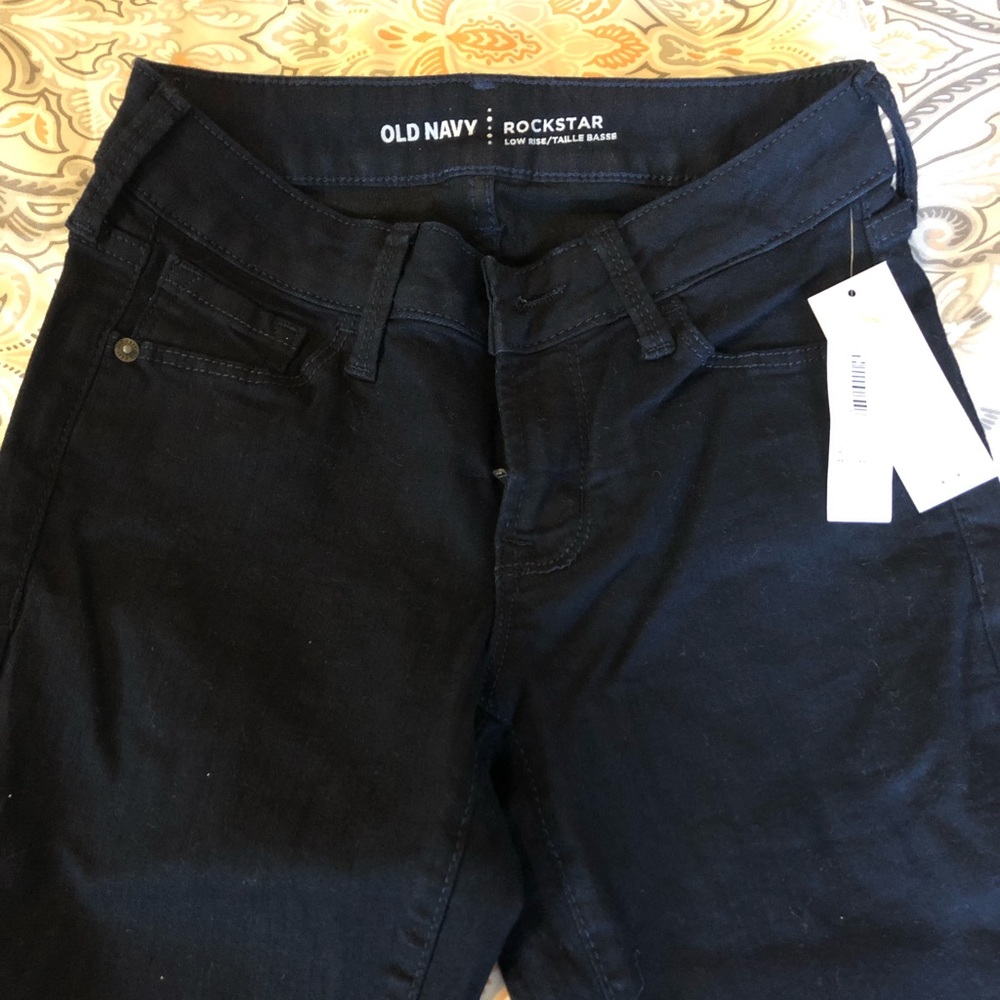 Rock start dark blue skinny jeans